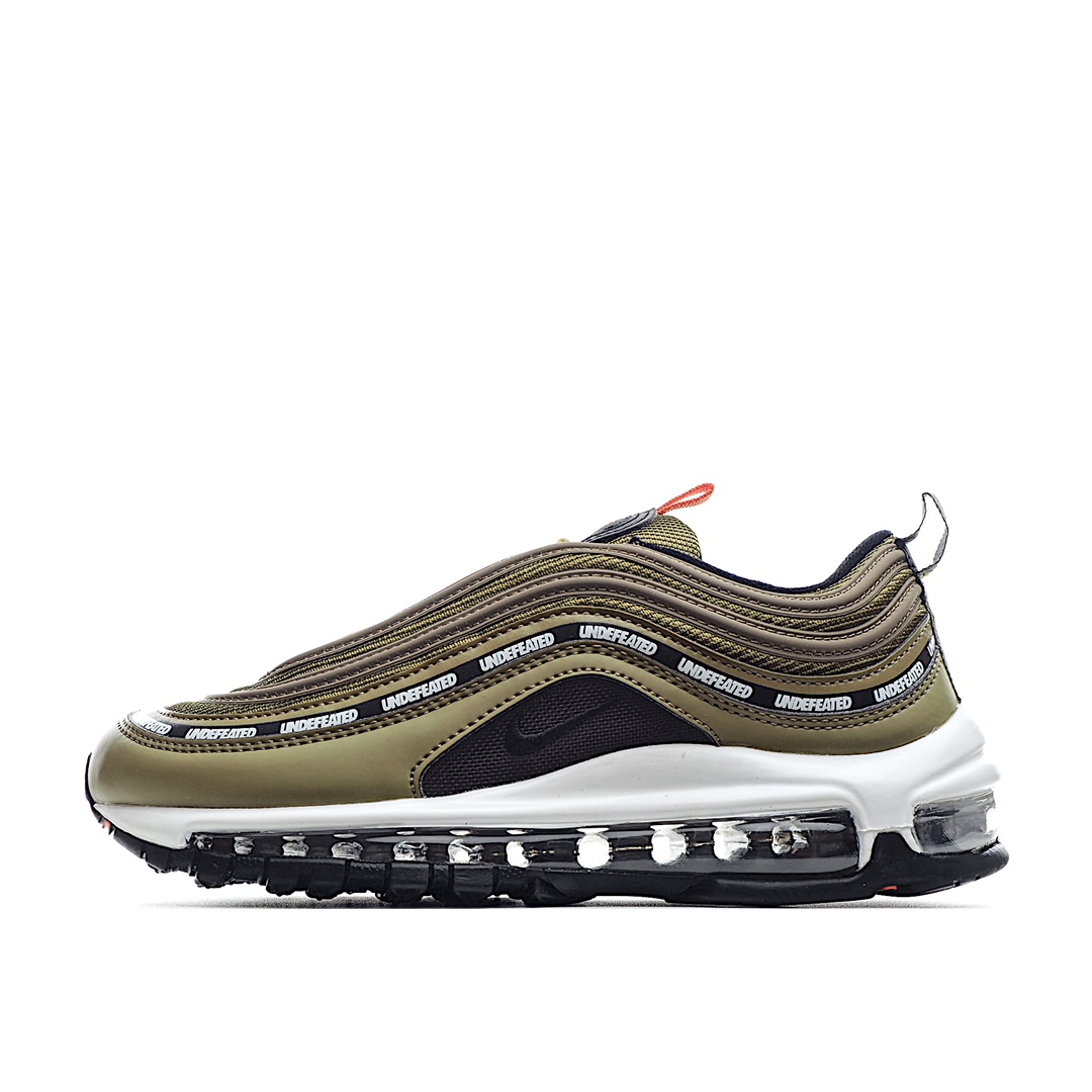 H5 Undefeated x NK Air Max 97 全掌气垫复古子弹跑步鞋 DC4830- I5 原装批次子弹 拆解原鞋开发 打造全市场最强版本子弹 这里只对比原鞋 市场首家原模原气垫 拒绝套用公底原档案Swoosh电绣 卡色匹配原版