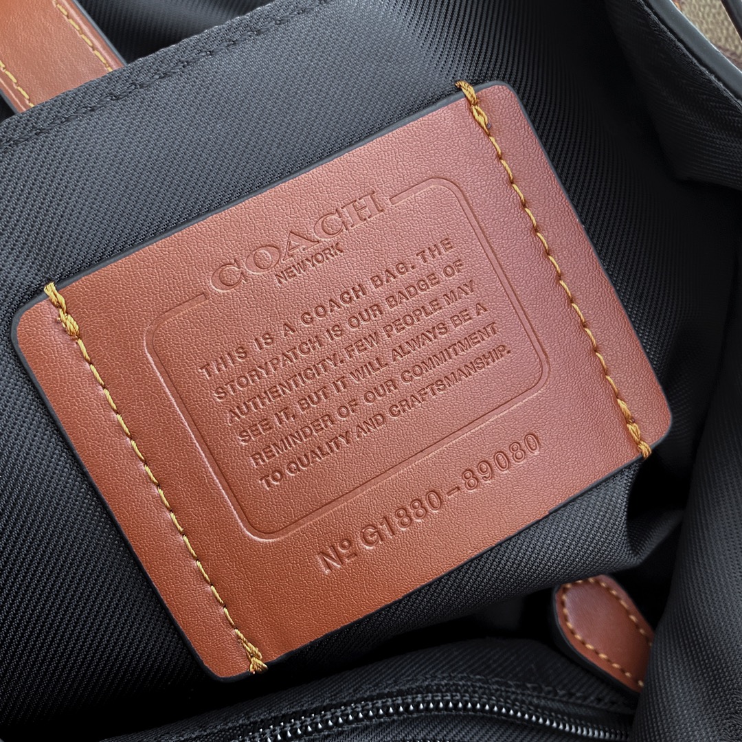 Coach COACH蔻驰5091/89080/961/79036/69291/40344 黑色 男士老花帆布双肩背包男士双肩包