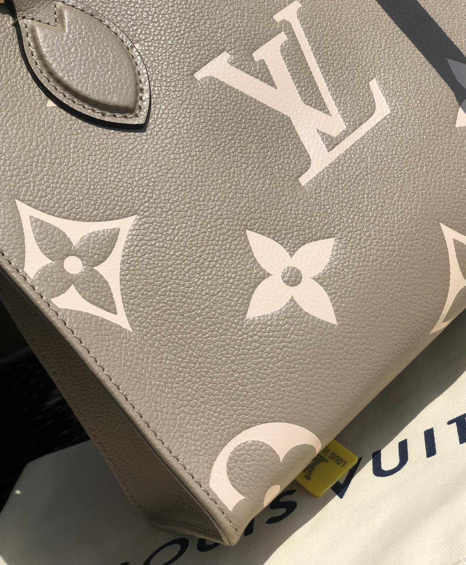 非市场普通货 进口皮料半钢五金 m45779小号尺寸25-19-11.5㎝ 新款小号onthego 大象