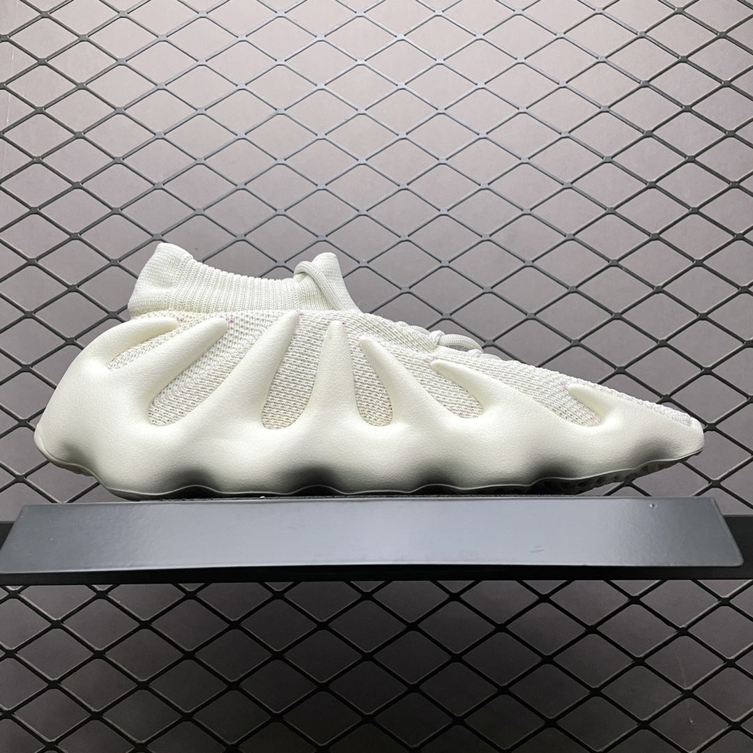 260 AD 阿迪Yeezy 450 ” Cloud White ” 侃爷椰子 贾斯丁比伯同款 编织袜套鞋 H68038