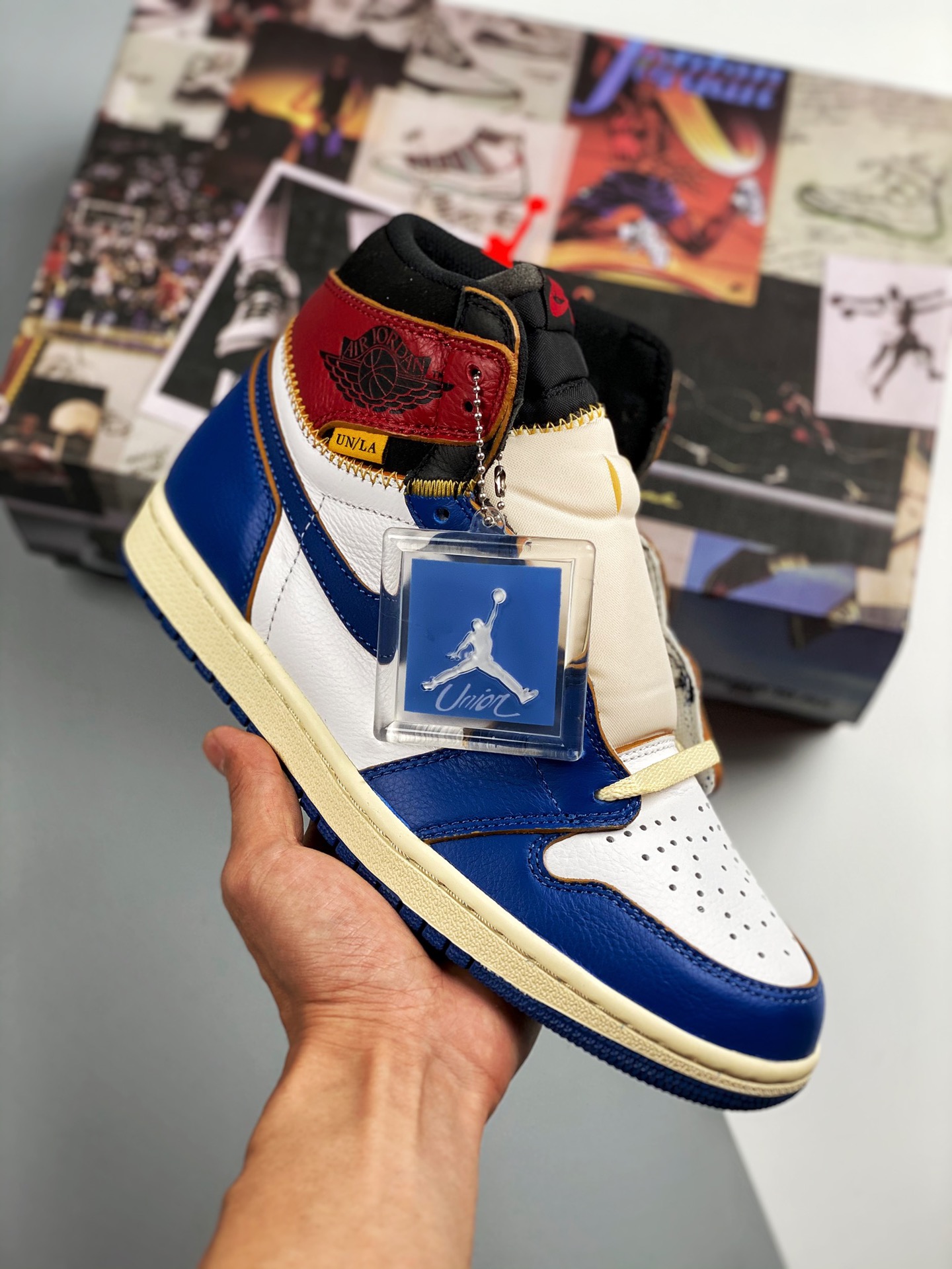 Union X Air Jordan 1 Retro High NRG, edición limitada colaborativa, combinación de cuatro colores, número de producto: …