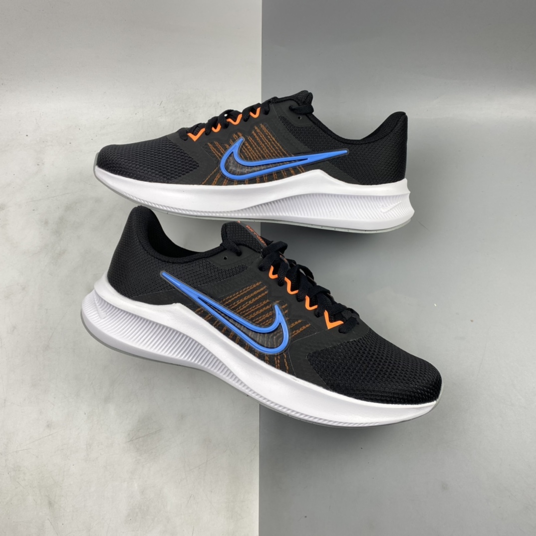 180 Nike Downshifter 11 2021夏季新款登月缓震网面轻便透气跑步鞋 CW3411-001