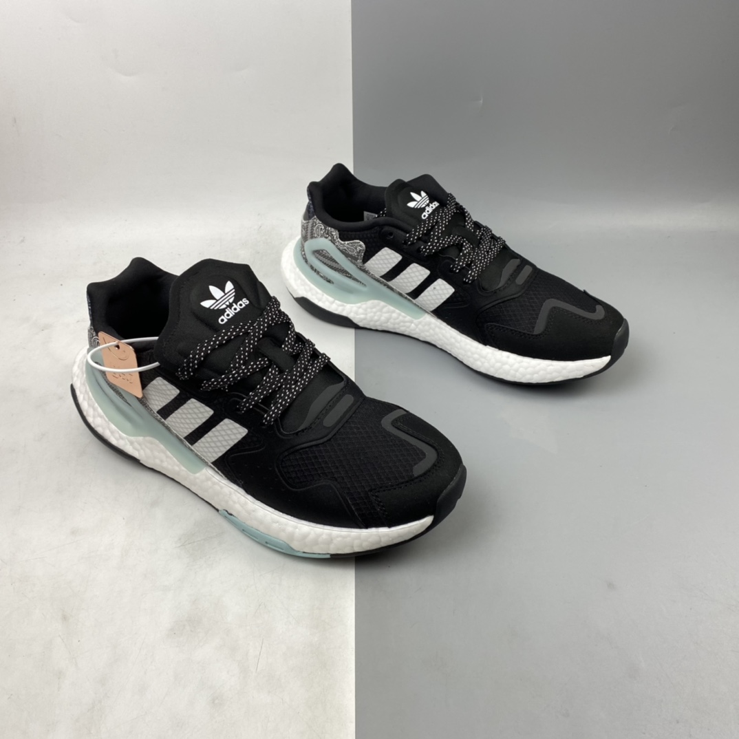 P220 Adidas Originals 2020 Day Jogger Boost 三叶草2020版慢跑者系列高弹复古休闲运动跑鞋 夜行者二代 FV4538