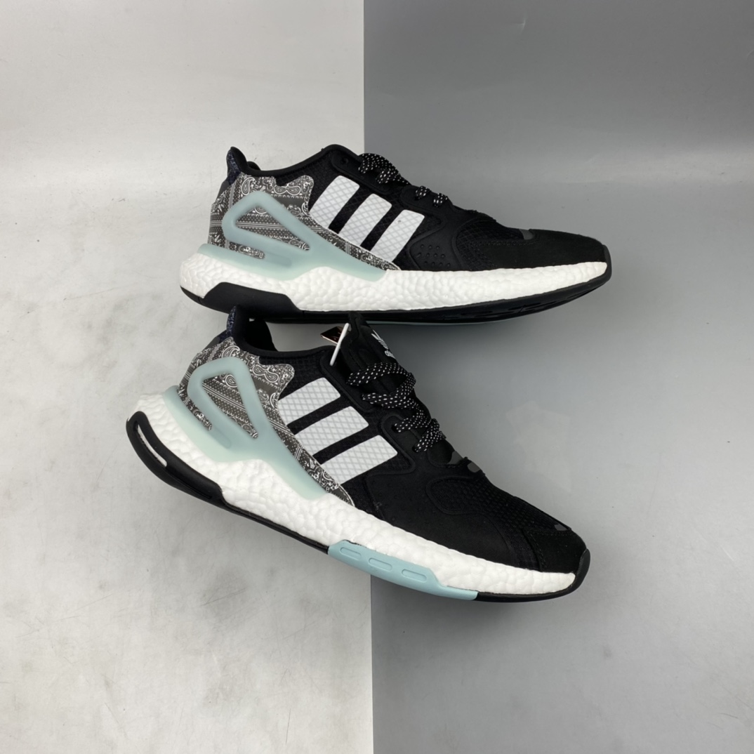 P220 Adidas Originals 2020 Day Jogger Boost 三叶草2020版慢跑者系列高弹复古休闲运动跑鞋 夜行者二代 FV4538