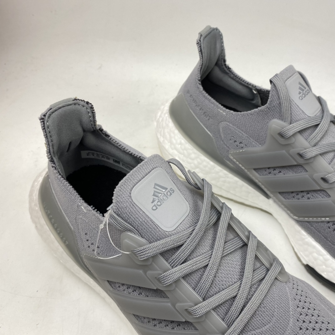 P200 Adidas UltraBoost 21 加厚爆米花袜套式针织鞋面休闲运动慢跑鞋 FY0350