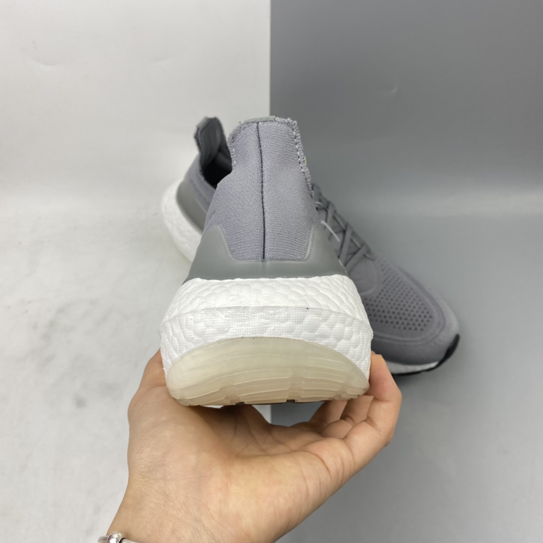 P200 Adidas UltraBoost 21 加厚爆米花袜套式针织鞋面休闲运动慢跑鞋 FY0350