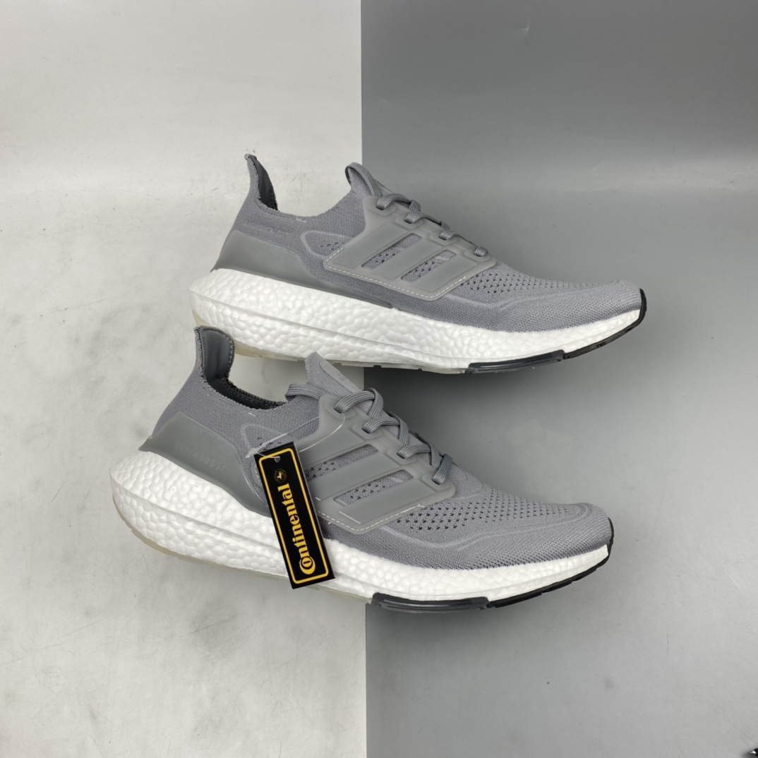 P200 Adidas UltraBoost 21 加厚爆米花袜套式针织鞋面休闲运动慢跑鞋 FY0350