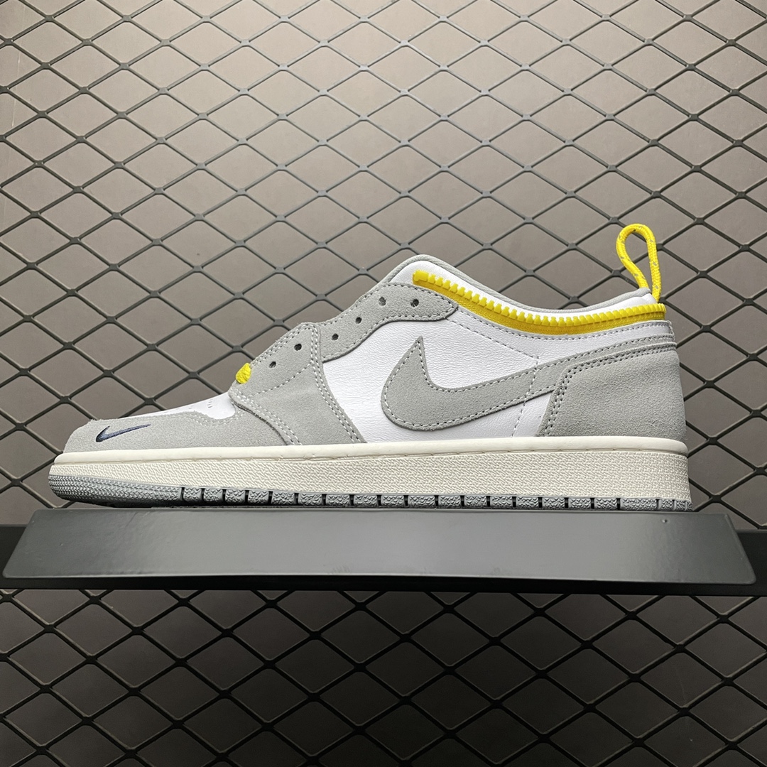 Air Jordan 1 Switch " Light Smoke Grey " 烟灰拉链 J1乔1高帮文化篮球鞋 CW6576-100 4