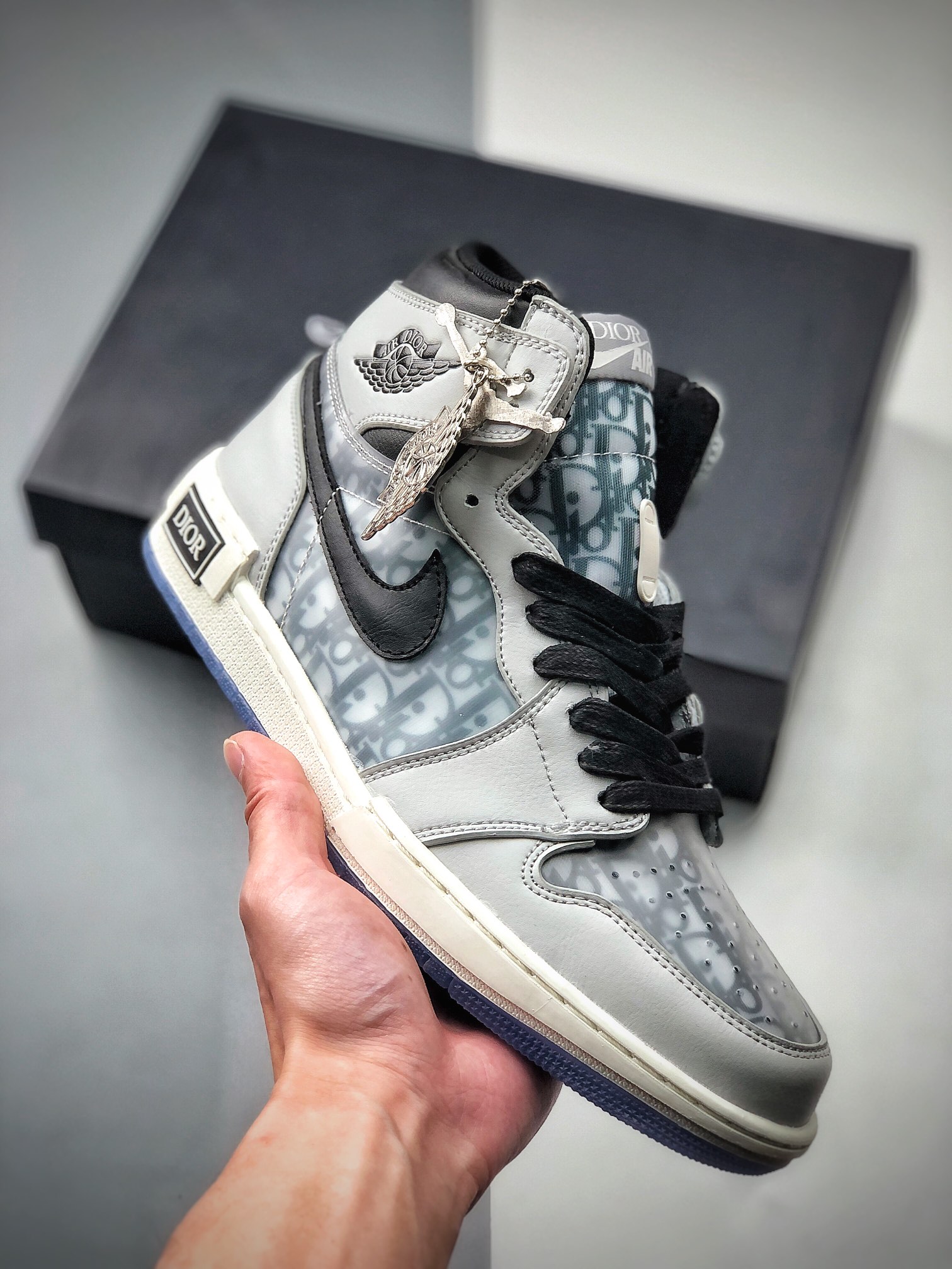 360  Dior x Air Jordan 1 High OG 高帮 迪奥联名AJ1 乔丹1代  CN8607-002