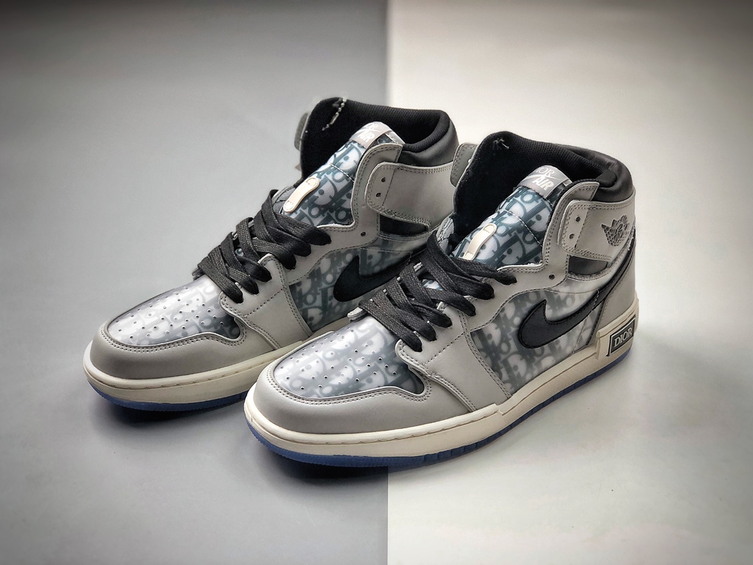 360  Dior x Air Jordan 1 High OG 高帮 迪奥联名AJ1 乔丹1代  CN8607-002