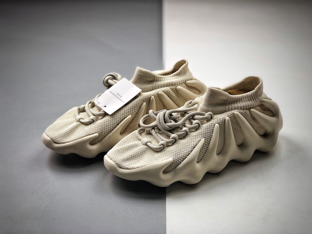 240  Adidas Yeezy 450 Cloud White 灰白双层面版本 H68038