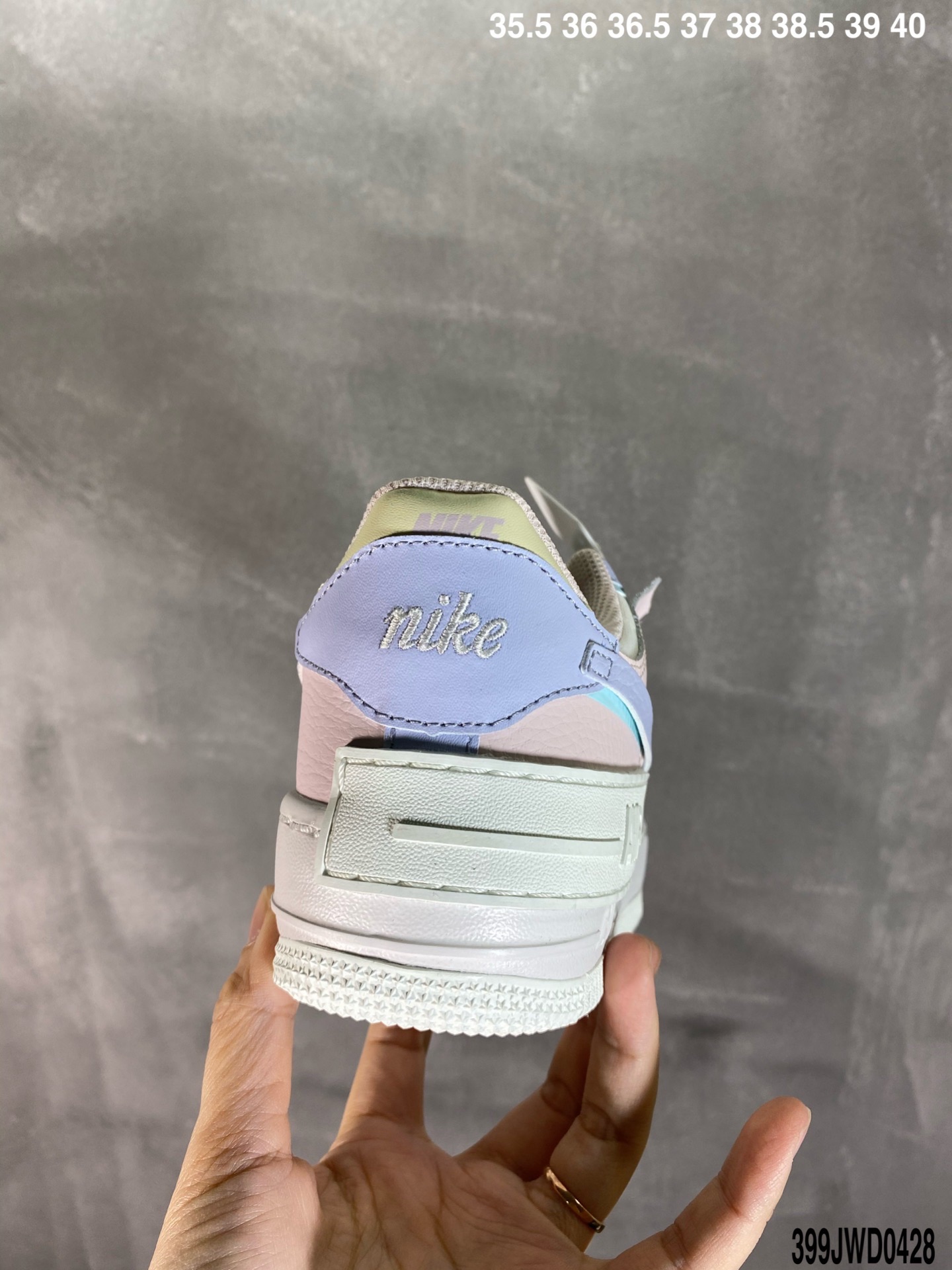 190 全新少女系解构主义设计Nike WMNS Air Force 1 Shadow空军一号CU5315-001