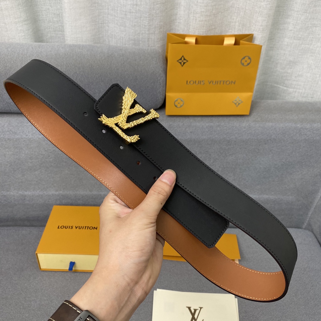 Louis Vuitton Designer
 Belts Calfskin Cowhide