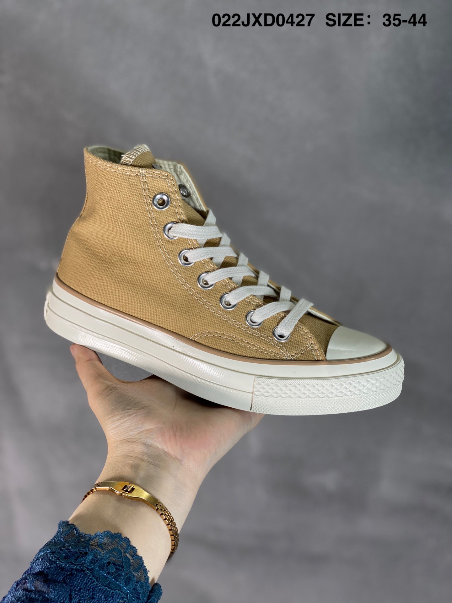 160 Converse1970s 匡威 三星帆布鞋高帮  164944C