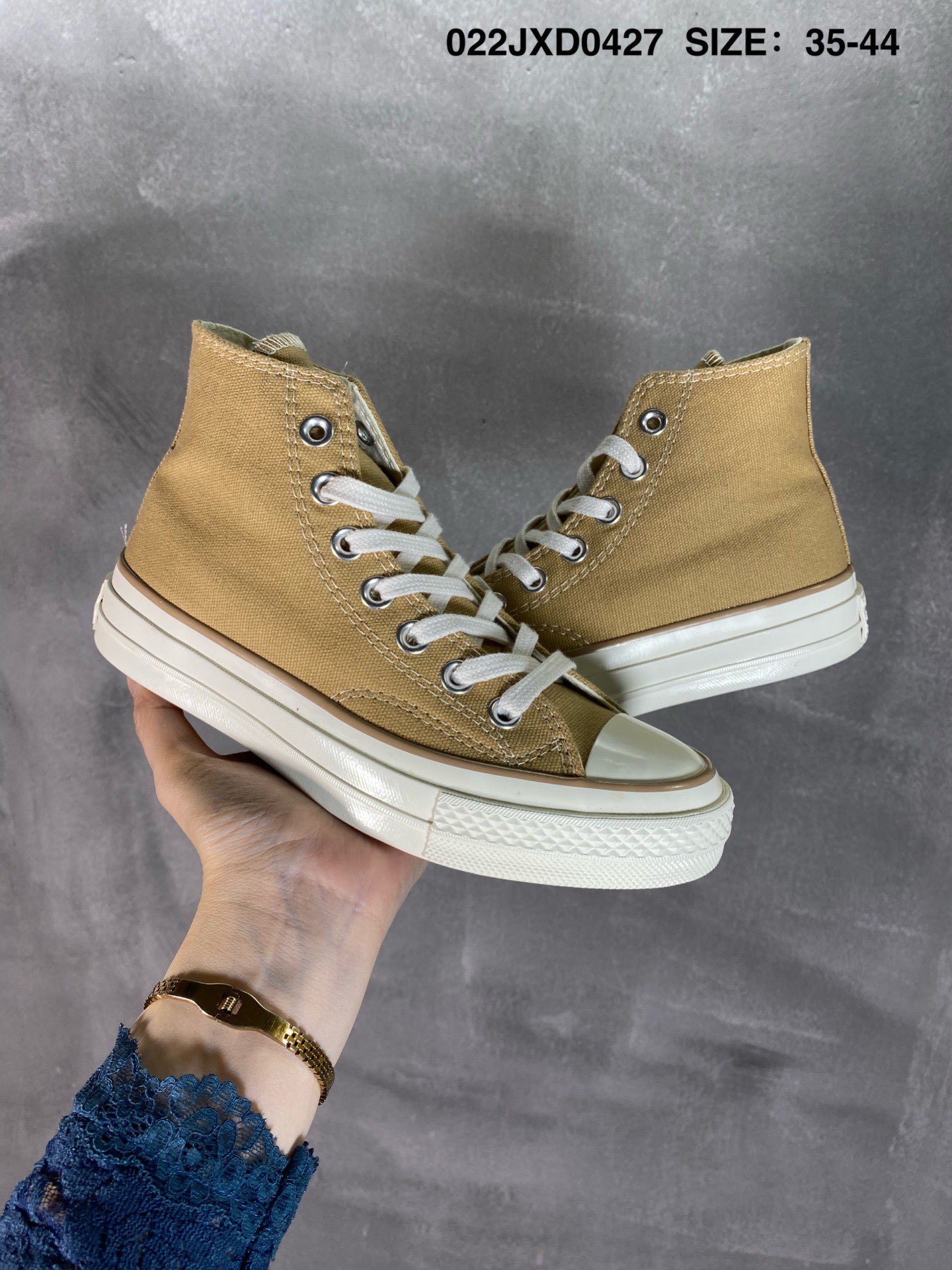 160 Converse1970s 匡威 三星帆布鞋高帮  164944C