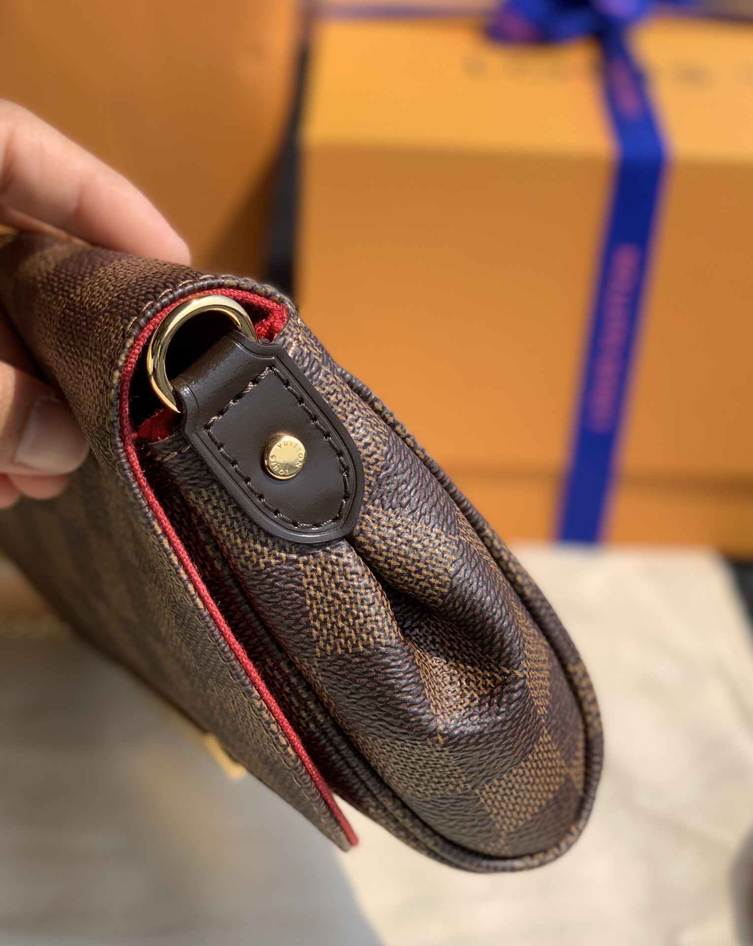 非市场普通货 进口皮料半钢五金 m41276尺寸24-14-5㎝ 推荐一款L*V家随手就能背出去逛街的f