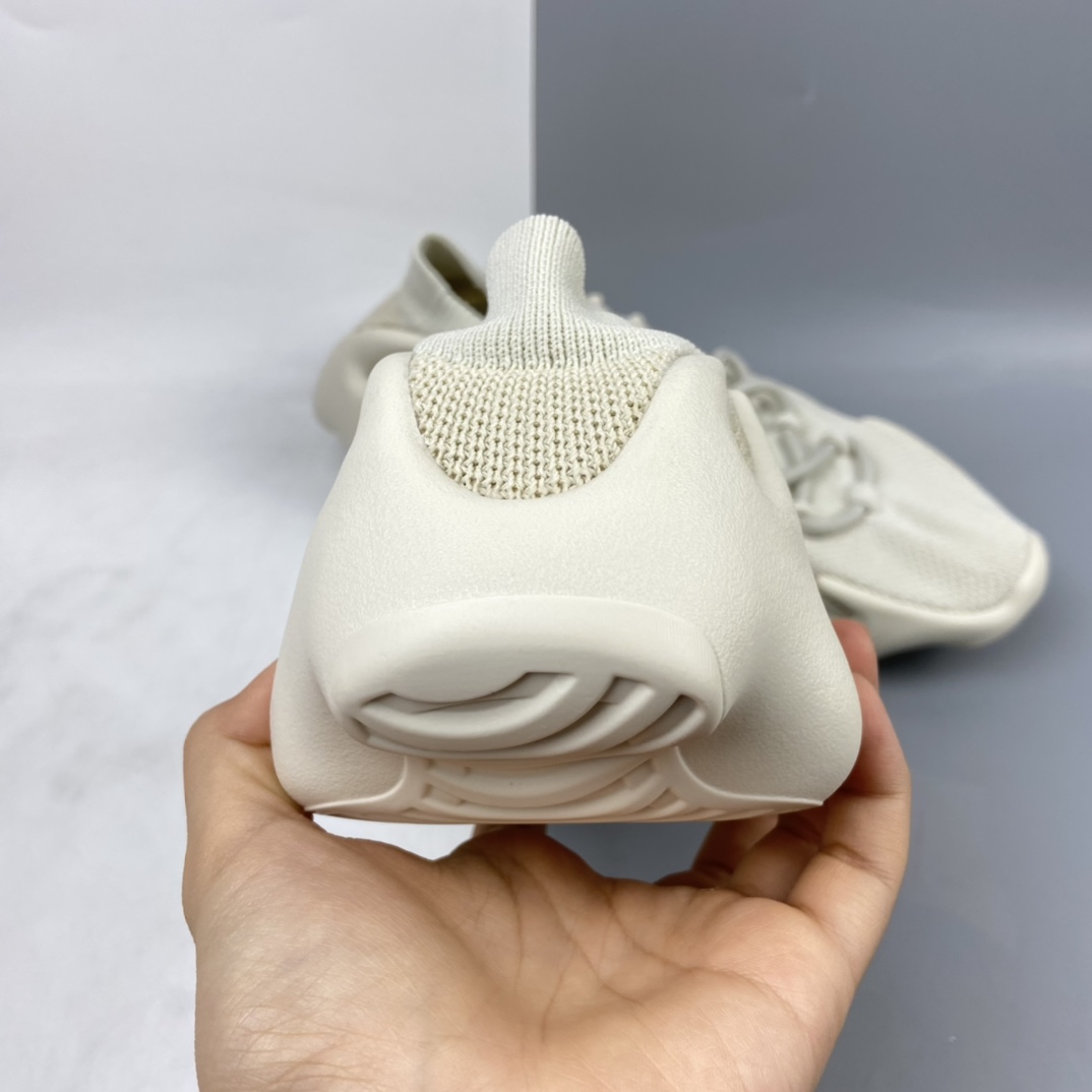 P260 Kanye West x Adidas Yeezy 450 米白 八爪袜套式轻便针织透气休闲运动慢跑鞋 H68038