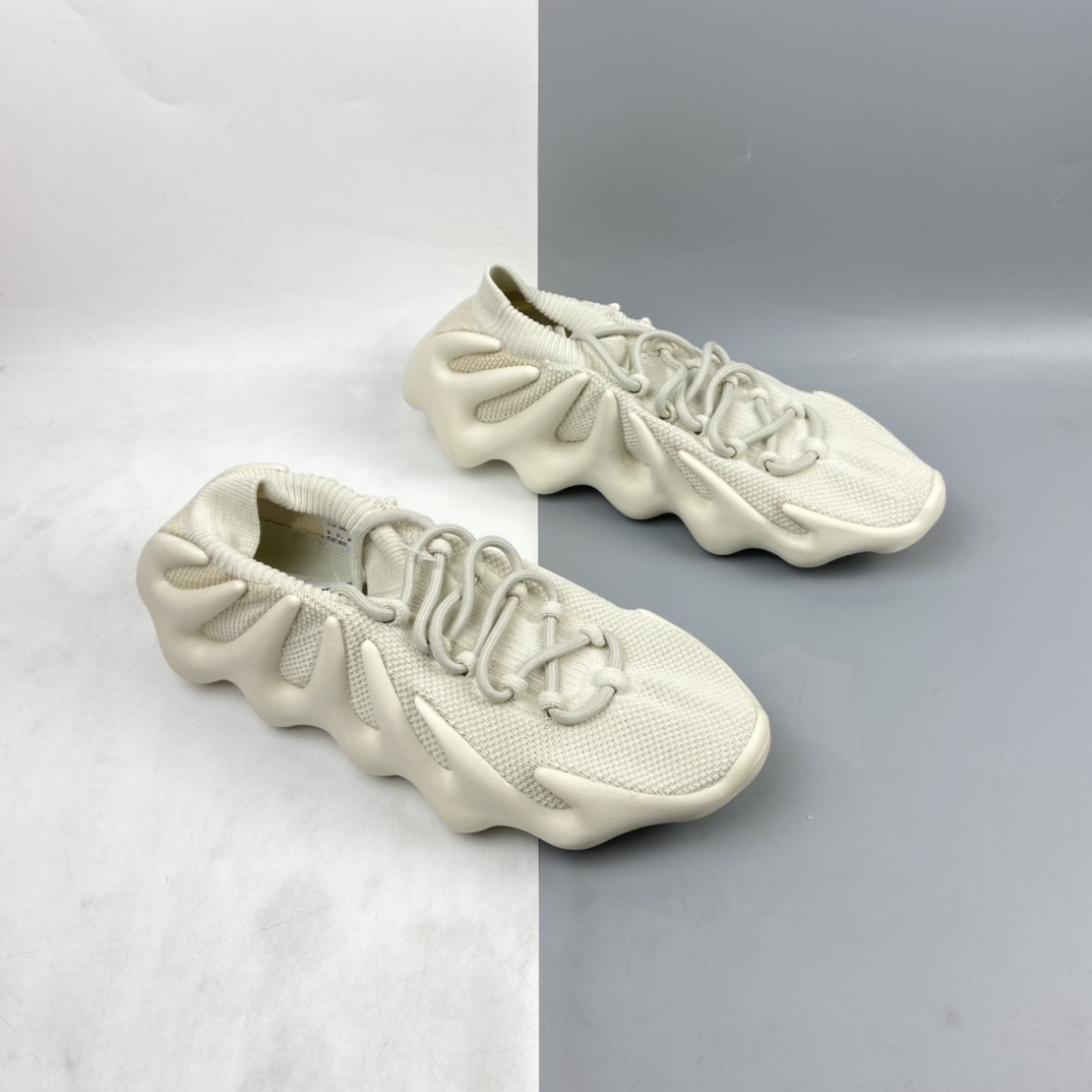 P260 Kanye West x Adidas Yeezy 450 米白 八爪袜套式轻便针织透气休闲运动慢跑鞋 H68038