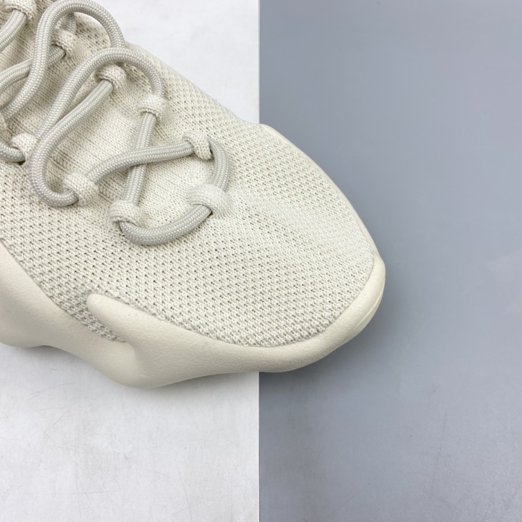 P260 Kanye West x Adidas Yeezy 450 米白 八爪袜套式轻便针织透气休闲运动慢跑鞋 H68038