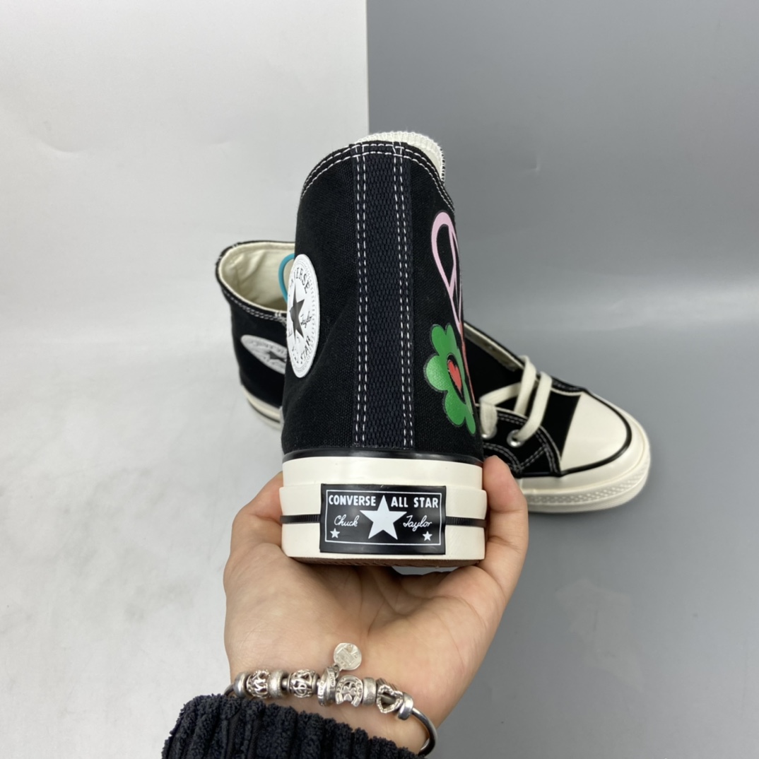 P140 Converse Chuck Taylor All Star”Seek Peace”Hi 明星经典高帮系列休闲百搭硫化板鞋 162050C