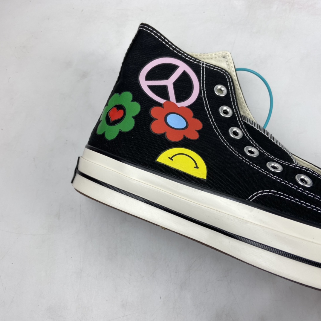P140 Converse Chuck Taylor All Star”Seek Peace”Hi 明星经典高帮系列休闲百搭硫化板鞋 162050C