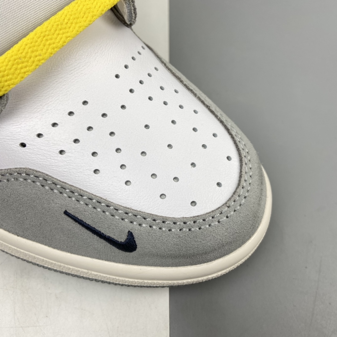P420 Air Jordan 1 Switch ” Light Smoke Grey ” 烟灰拉链 J1乔1高帮文化篮球鞋 CW6576-100