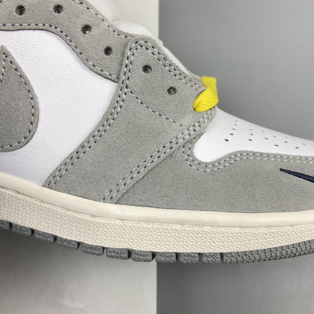 P420 Air Jordan 1 Switch ” Light Smoke Grey ” 烟灰拉链 J1乔1高帮文化篮球鞋 CW6576-100