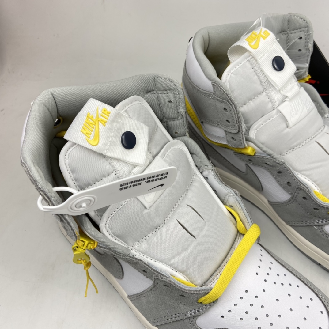 P420 Air Jordan 1 Switch ” Light Smoke Grey ” 烟灰拉链 J1乔1高帮文化篮球鞋 CW6576-100