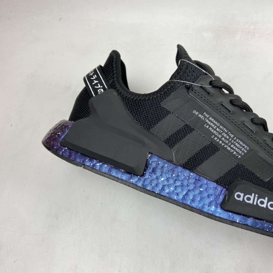 P200 AD NMD R1 Boost V2 二代弹力针织面跑鞋 GX5164