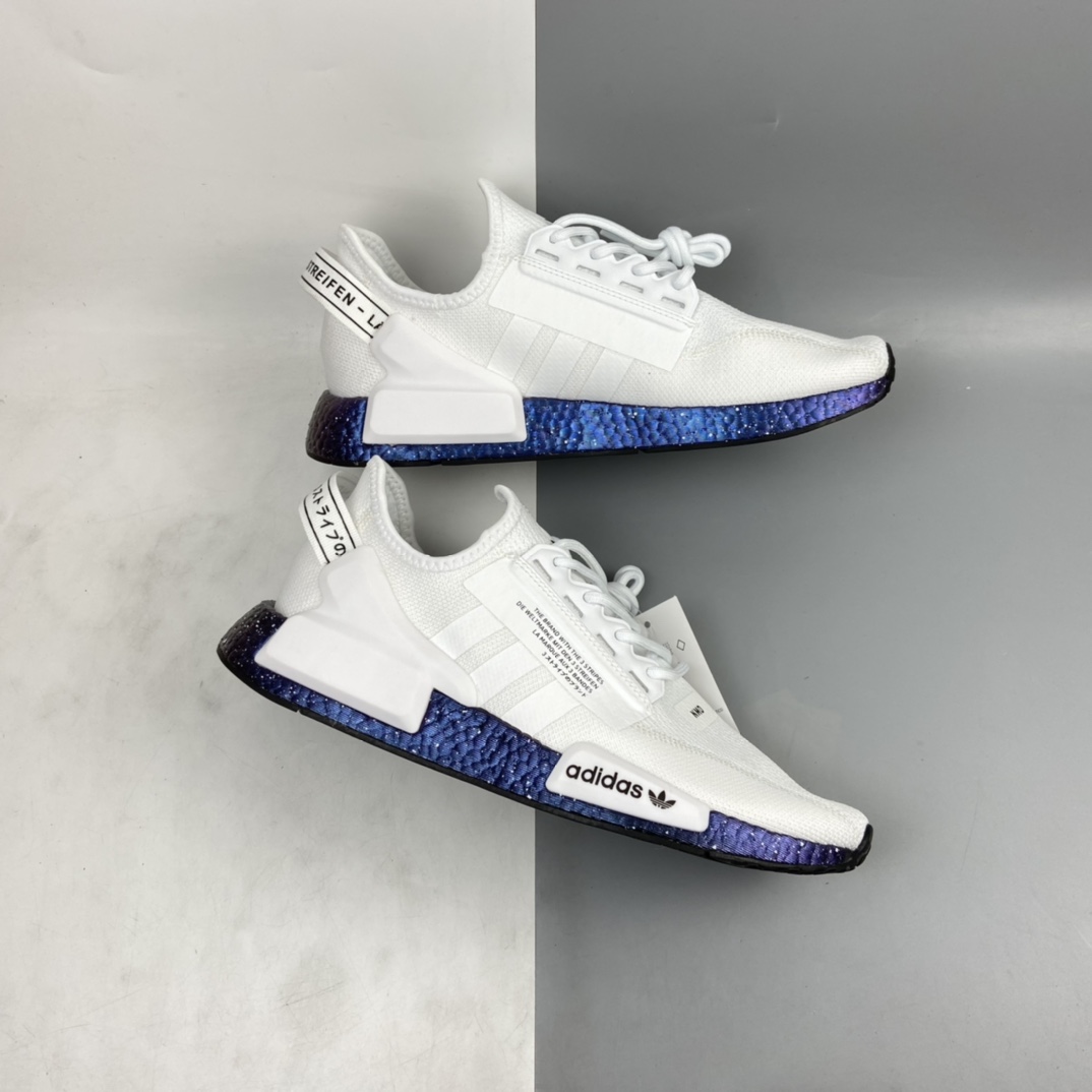 P200 AD NMD R1 Boost V2 二代弹力针织面跑鞋 GX5163