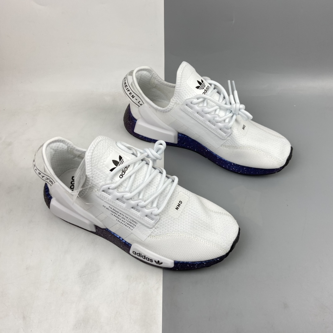 P200 AD NMD R1 Boost V2 二代弹力针织面跑鞋 GX5163