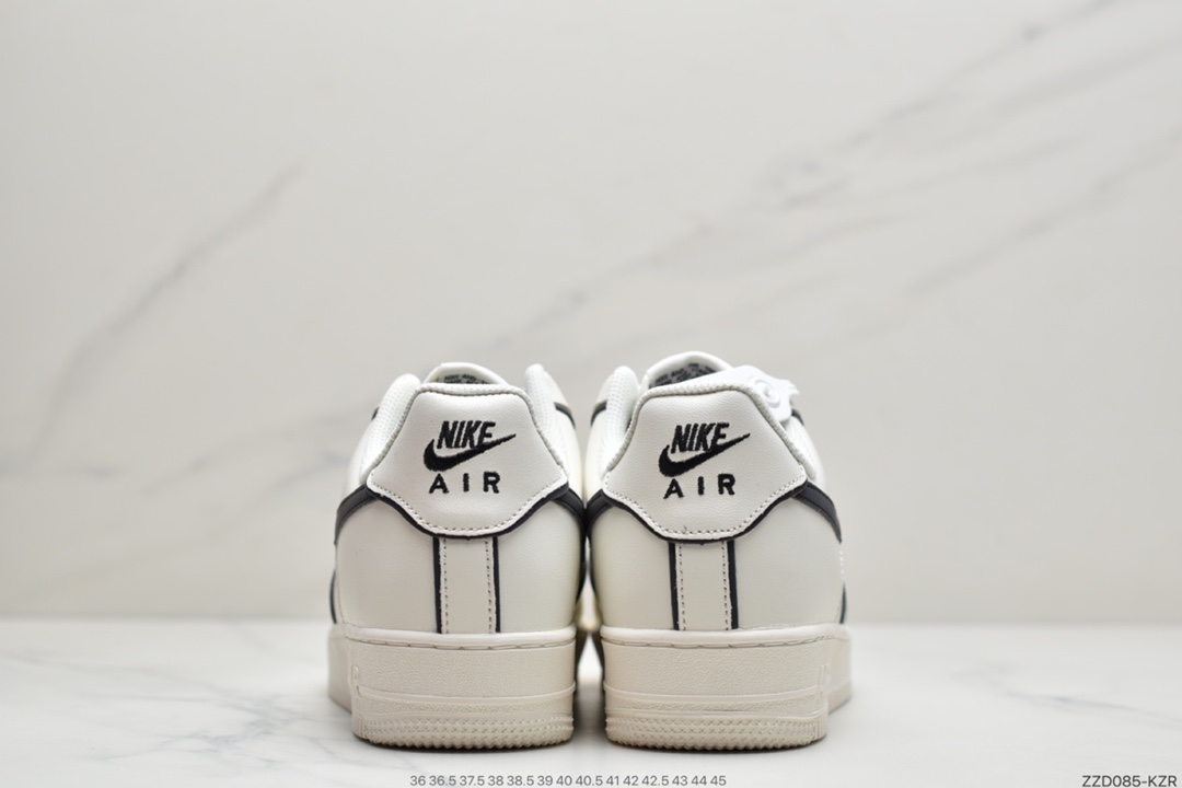 250 耐克NIke Air Force 1 ’07 Low 米黑炫彩“夜魔侠”空军一号低帮运动休闲板鞋 BQ0086-365