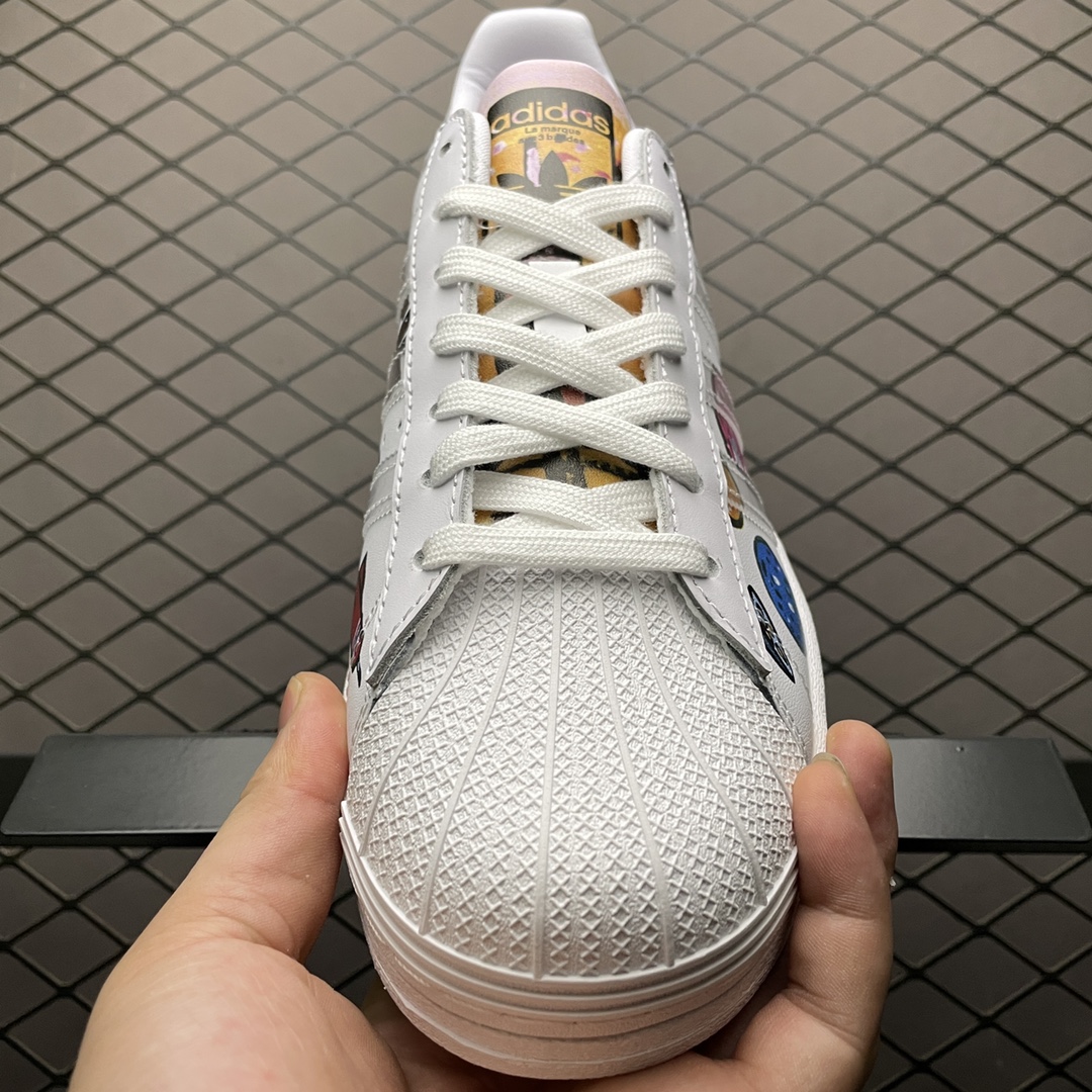 180 AD 阿迪 Superstar 贝壳头运动休闲板鞋 GZ8839