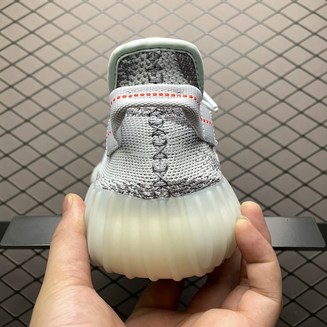 450 纯原版本 AD 阿迪 Yeezy Boost 350V2 侃爷椰子 ” Blue Tint ” 可燃冰 B37571