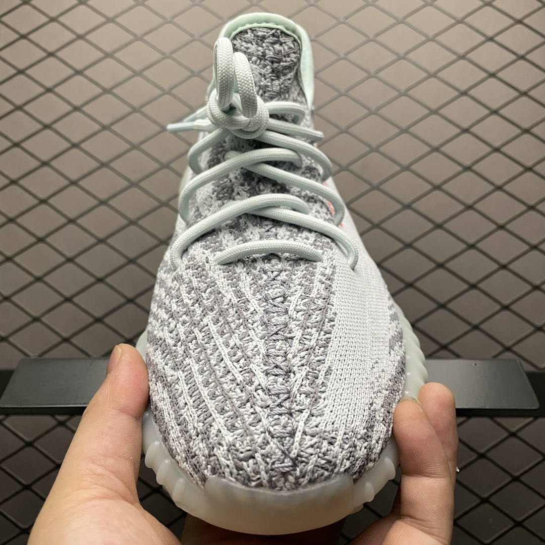 450 纯原版本 AD 阿迪 Yeezy Boost 350V2 侃爷椰子 ” Blue Tint ” 可燃冰 B37571