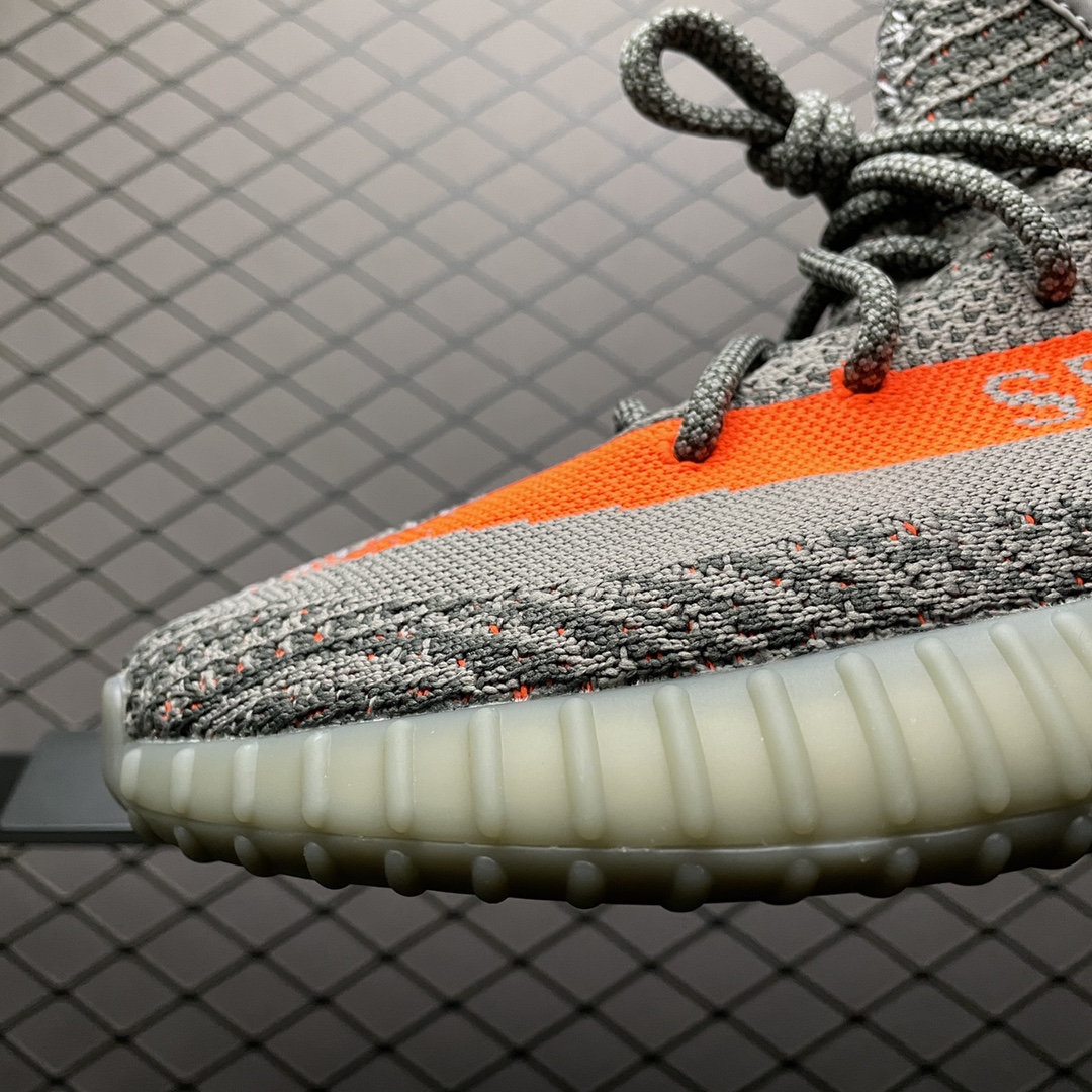 450 纯原版本 AD 阿迪 Yeezy Boost 350V2 侃爷椰子 灰橙 BB1826