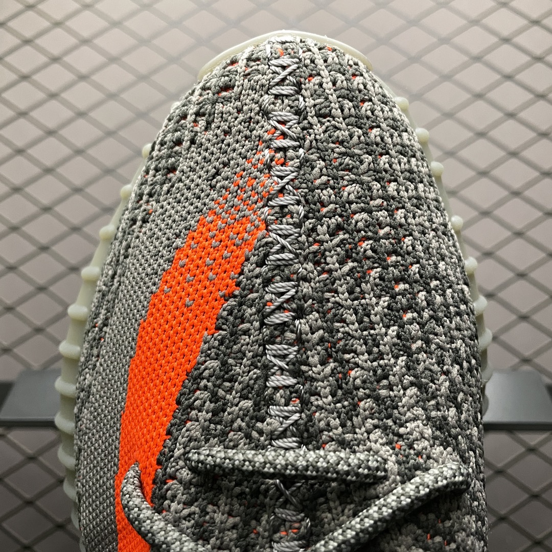 450 纯原版本 AD 阿迪 Yeezy Boost 350V2 侃爷椰子 灰橙 BB1826