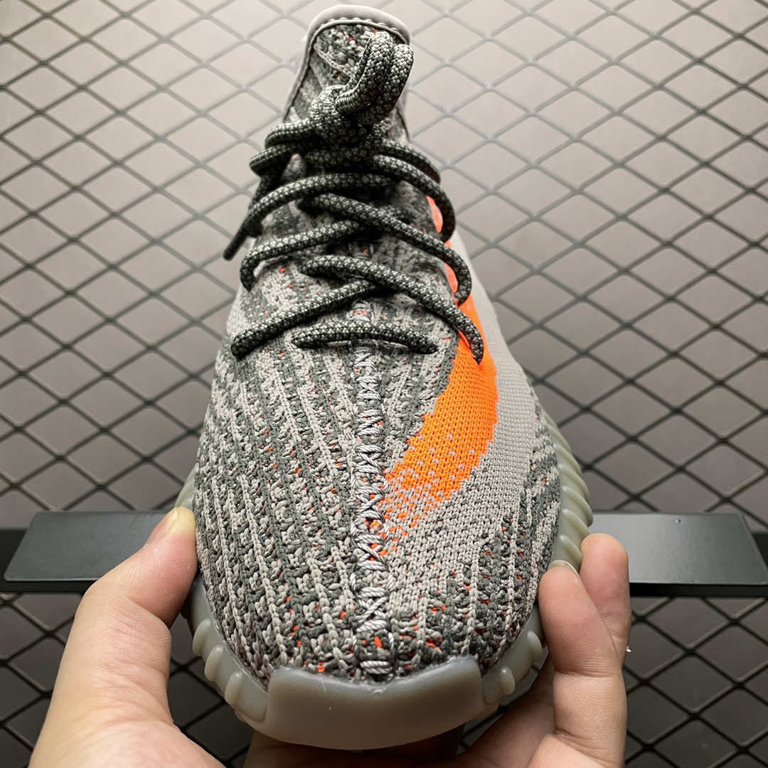 450 纯原版本 AD 阿迪 Yeezy Boost 350V2 侃爷椰子 灰橙 BB1826