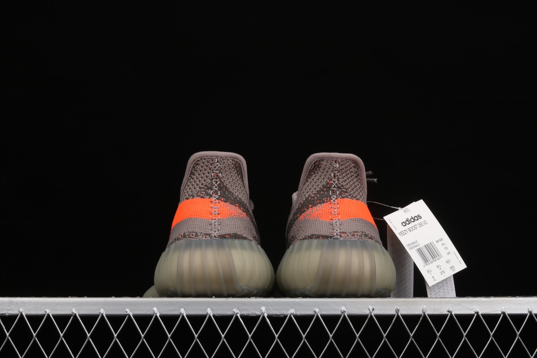 特价外贸版本AdYeezy350V2RealBoostBasfBB1826阿迪达斯椰子350二代灰橘巴斯