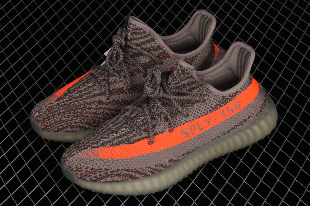 特价外贸版本AdYeezy350V2RealBoostBasfBB1826阿迪达斯椰子350二代灰橘巴斯