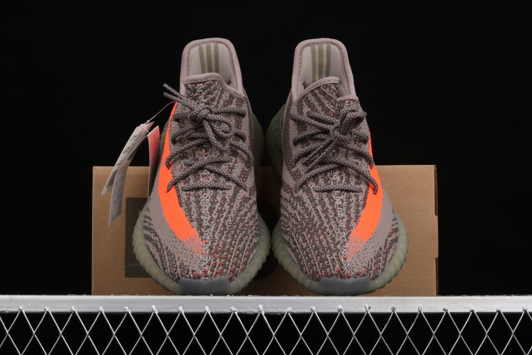 特价外贸版本AdYeezy350V2RealBoostBasfBB1826阿迪达斯椰子350二代灰橘巴斯