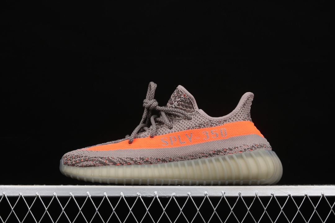 特价外贸版本AdYeezy350V2RealBoostBasfBB1826阿迪达斯椰子350二代灰橘巴斯