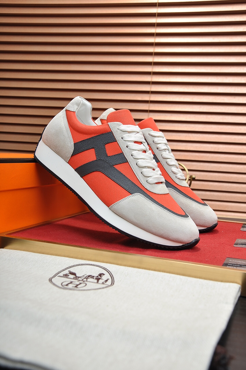 Hermès Men's and Women's Leather Sneakers Designer Fashion Luxury Quality 3 i1619637417 3194 1