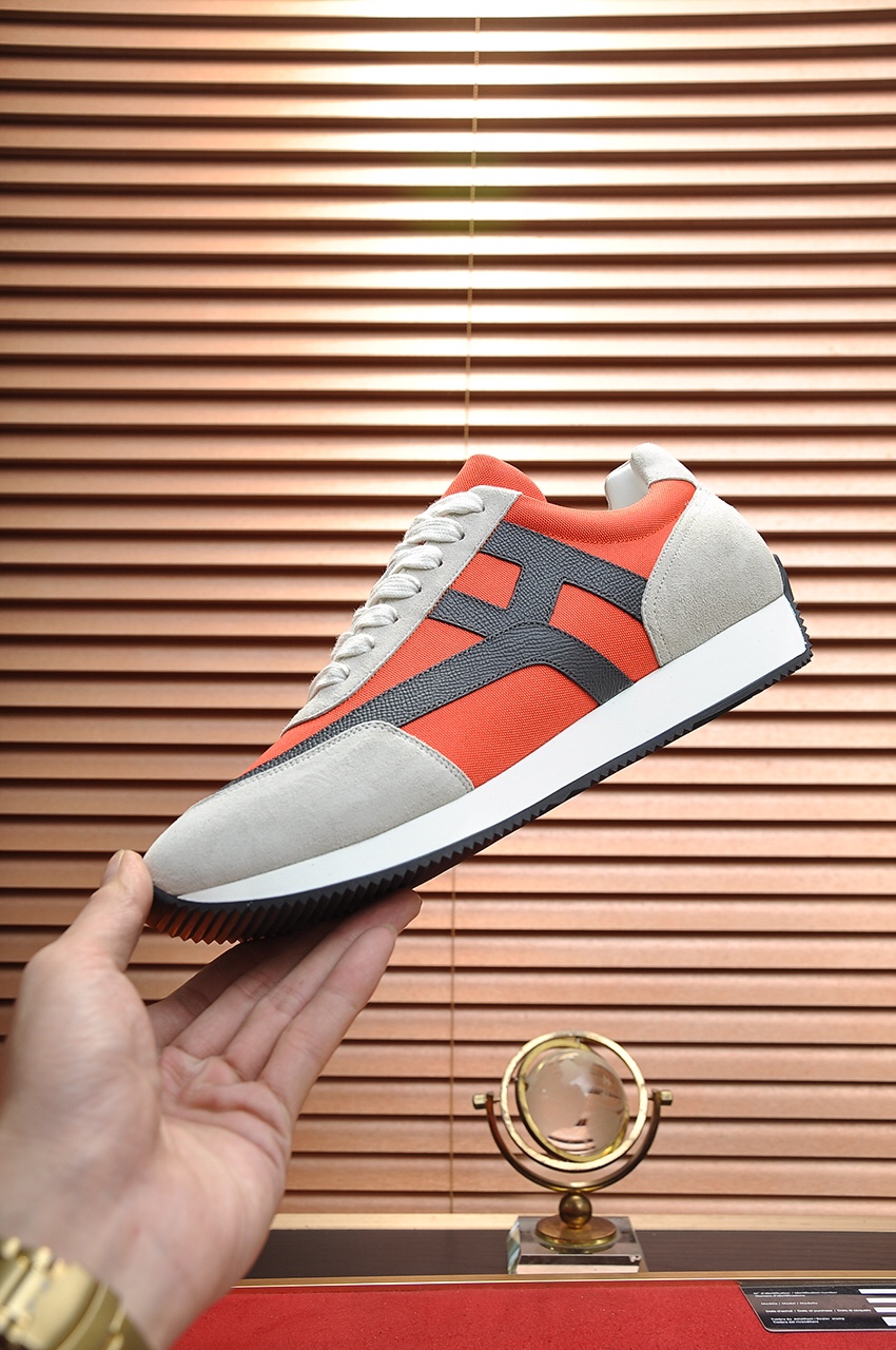 Hermès Men's and Women's Leather Sneakers Designer Fashion Luxury Quality 6 i1619637417 3610 4