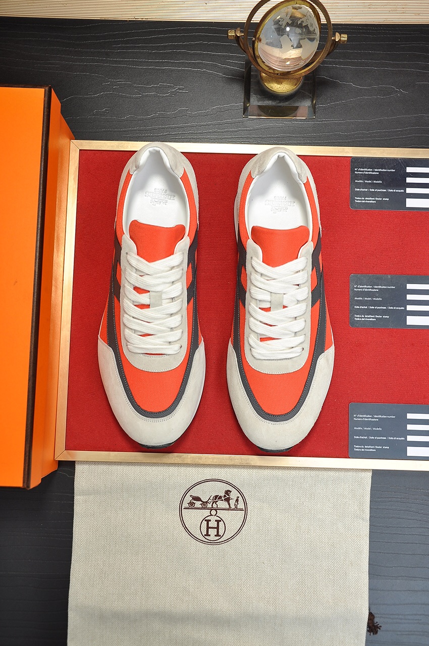 Hermès Men's and Women's Leather Sneakers Designer Fashion Luxury Quality 2 i1619637417 8214 0