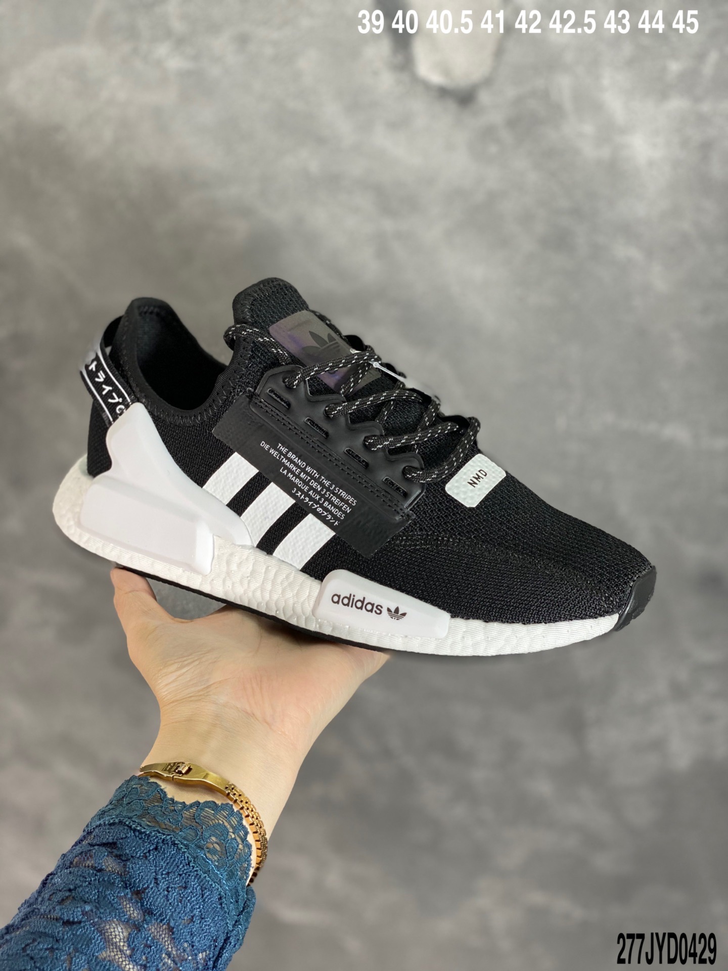 180真爆阿迪达斯/Adidas NMD R1 街头风经典百搭跑步鞋