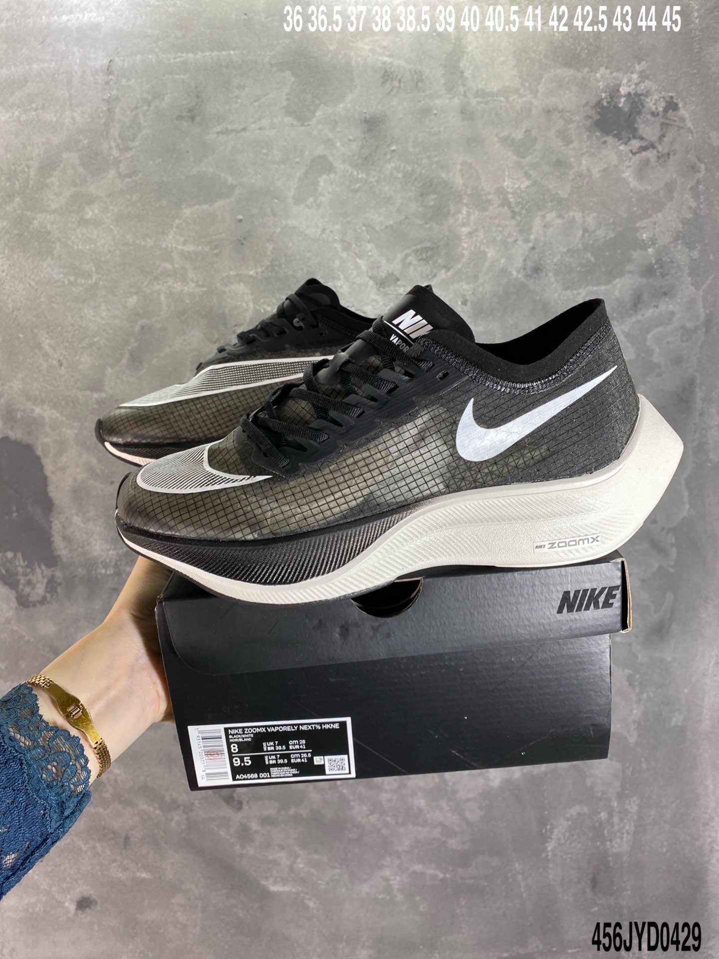 180 Nike ZoomX Vaporfly Next%  蓝橘鸳鸯 马拉松跑步鞋 AO4568-300