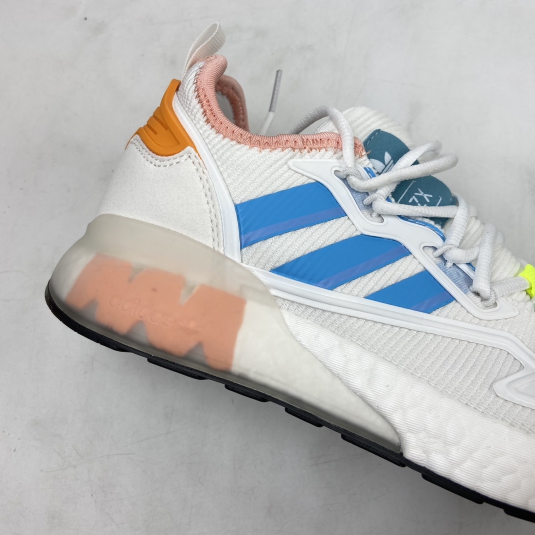 P220 Ad ZX 2K Boost 网纱针织呼吸面套脚休闲运动慢跑鞋 H06578
