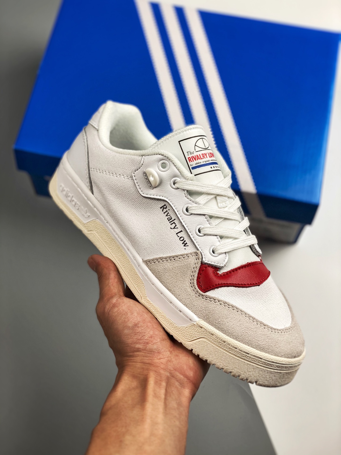 Versión de canal extranjero caja y etiqueta originales💯 Adidas Rivalry Low trébol número de artículo: EF6428 lanzado o…