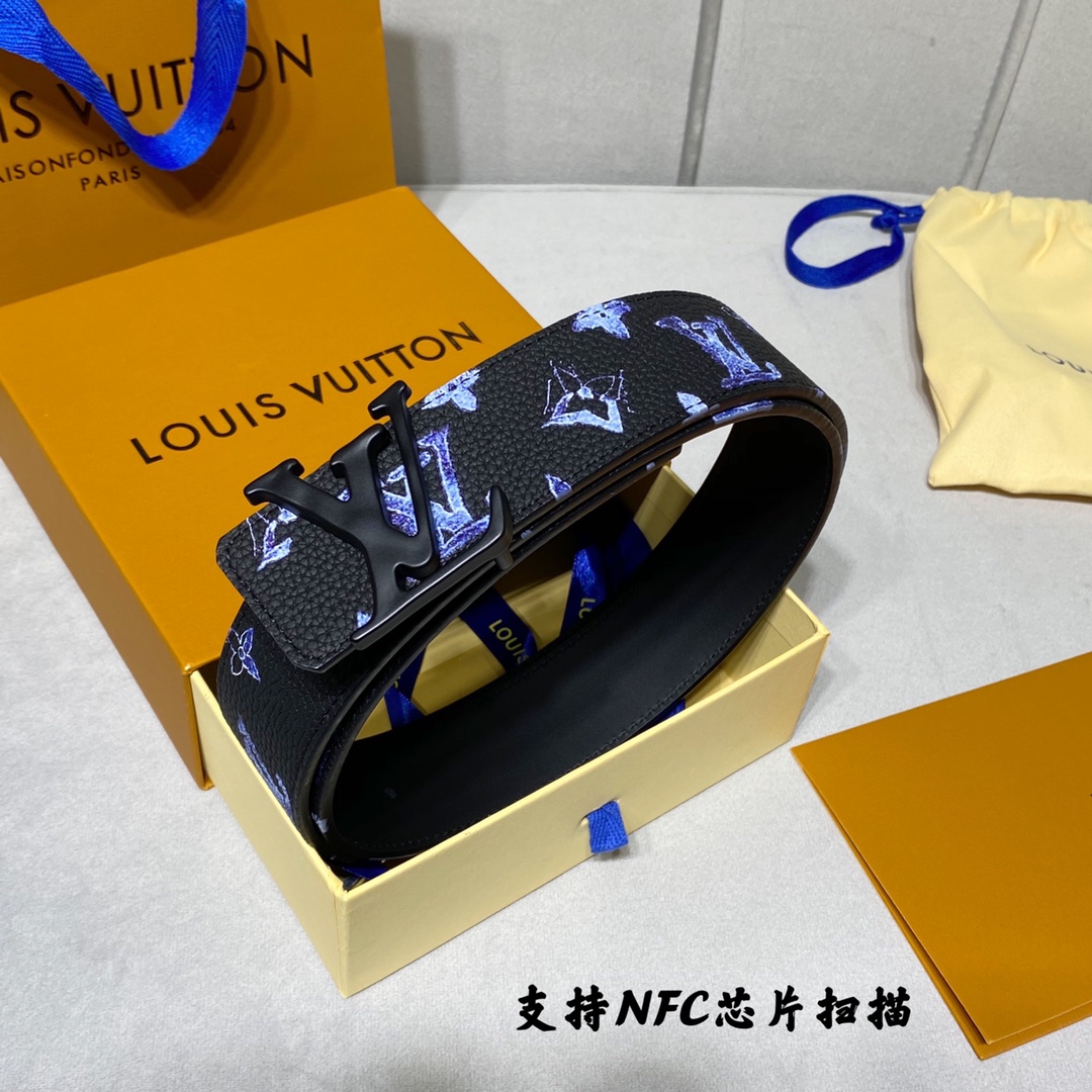 Louis Vuitton Belts Calfskin Cowhide